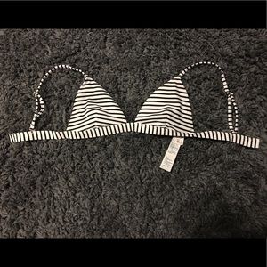 Striped bikini top